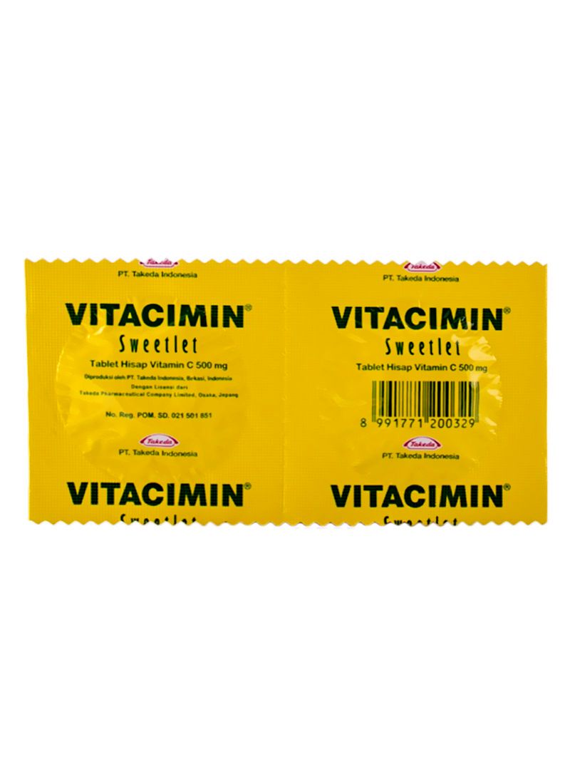 Vitacimin Tablet Hisap Vitamin C 2\u0026#39;S Str | KlikIndomaret