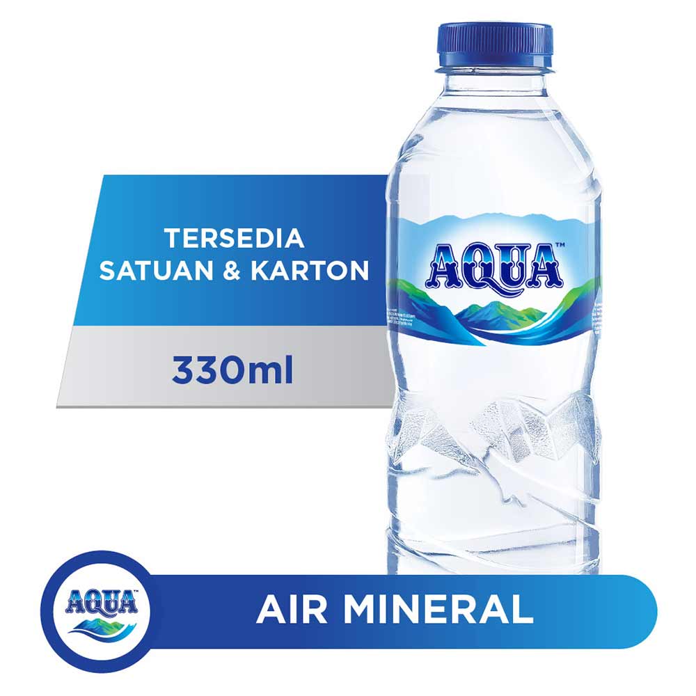 Aqua Air Mineral Btl 330Ml | KlikIndomaret