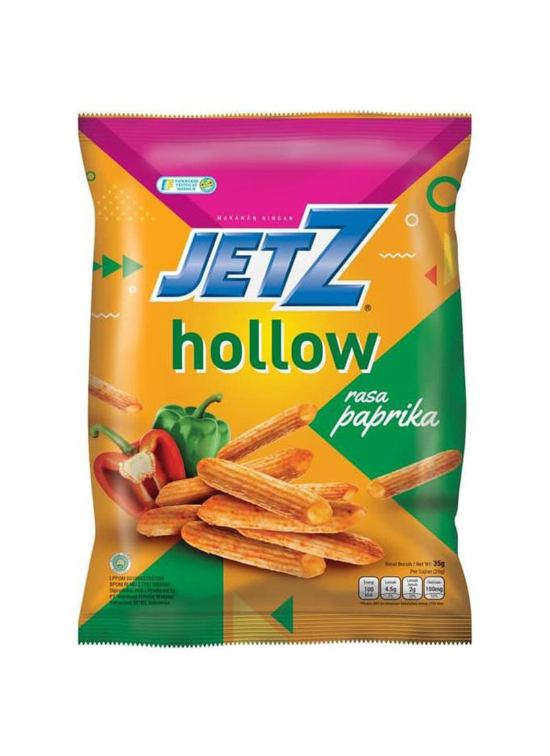 Jetz Snack Hollow Paprika Pck 40g Klikindomaret