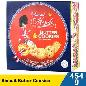 Promo Harga Monde Butter Cookies 454 gr - Indomaret