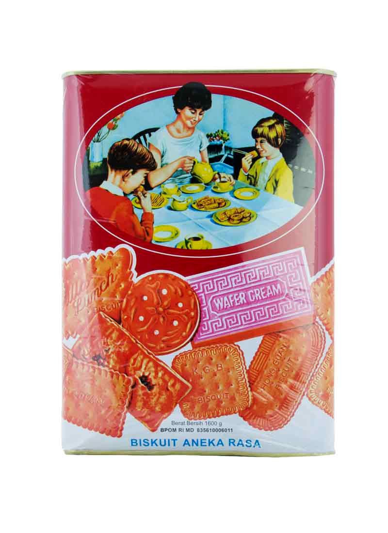 Khong Guan Biscuit Red Segi Assorted Klg 1600G KlikIndomaret
