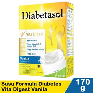 Promo Harga Diabetasol Special Nutrition for Diabetic Vanilla 180 gr - Indomaret