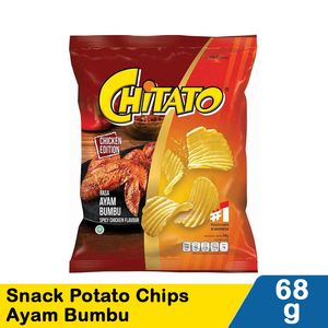 Promo Harga Chitato Snack Potato Chips Ayam Bumbu Spicy Chicken 68 gr - Indomaret