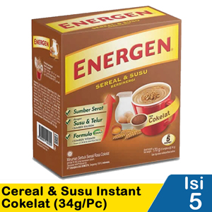 Promo Harga Energen Cereal Instant Chocolate per 5 pcs 30 gr - Indomaret