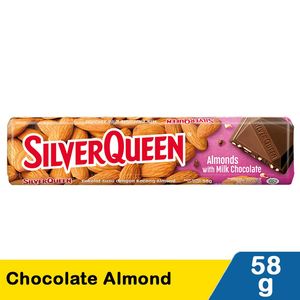 Promo Harga Silver Queen Chocolate Almonds 58 gr - Indomaret