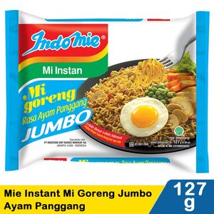 Promo Harga Indomie Mi Goreng Jumbo Ayam Panggang 127 gr - Indomaret