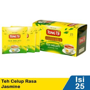 Promo Harga Tong Tji Teh Celup Jasmine Tanpa Amplop per 25 pcs 2 gr - Indomaret