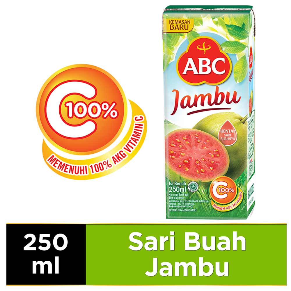 Abc Juice New Jambu Tpk 250ml Klikindomaret