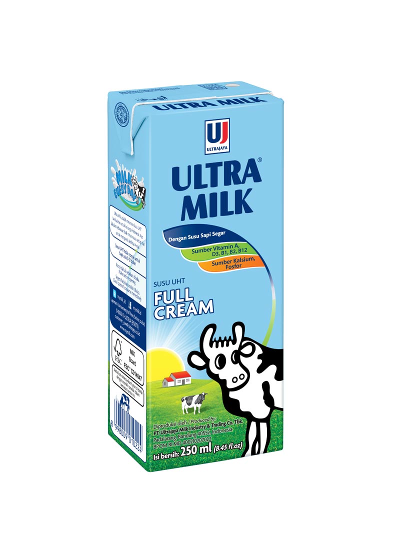 Ultra Susu Uht Steril Slim Plain Tpk 250Ml  KlikIndomaret