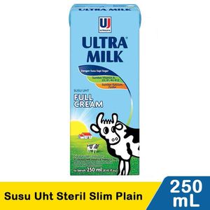 Promo Harga Ultra Milk Susu UHT Full Cream 250 ml - Indomaret