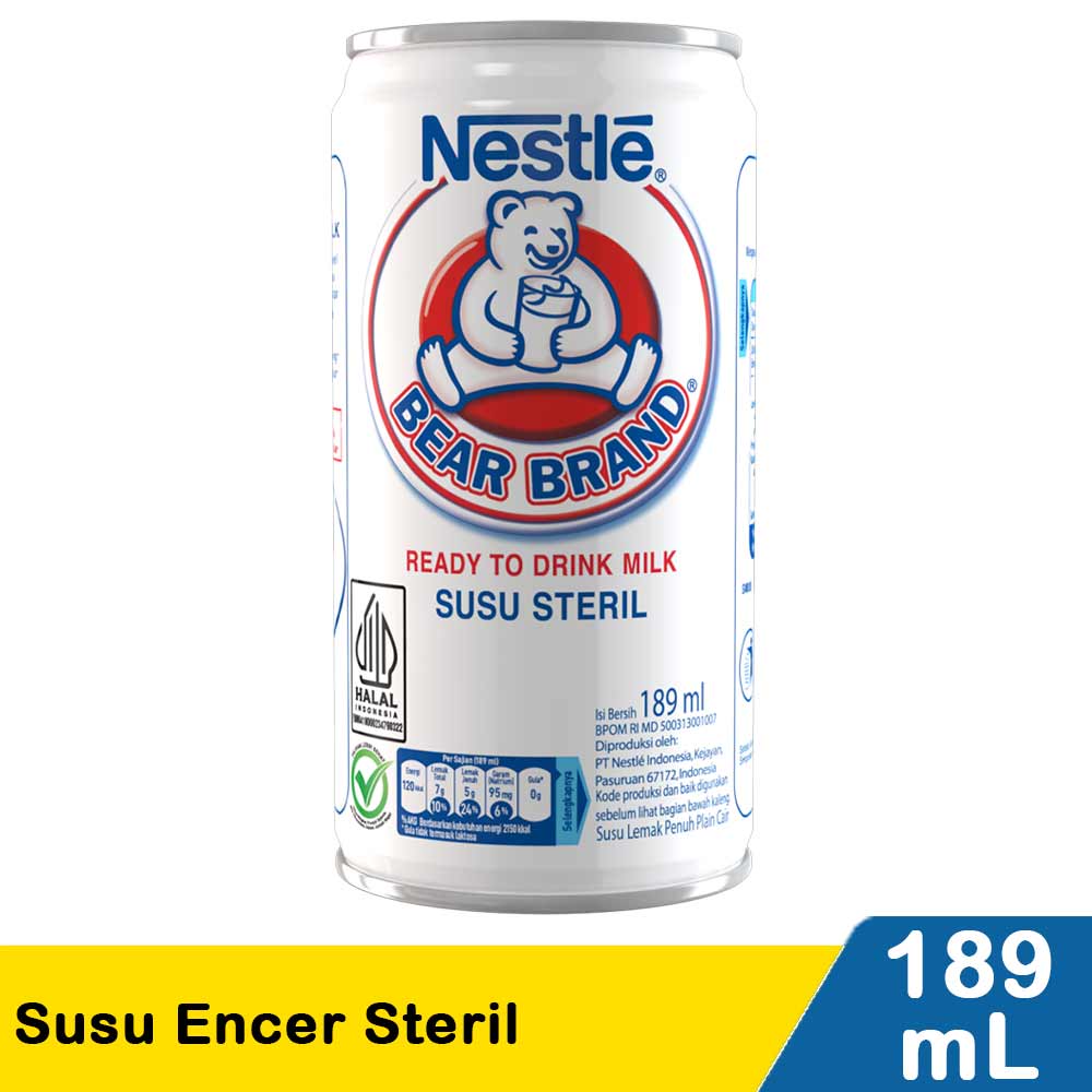 Bear Brand Susu Encer Steril 189Ml KlikIndomaret