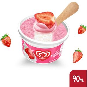 Promo Harga Walls Populaire Strawberry Vanilla 90 ml - Indomaret
