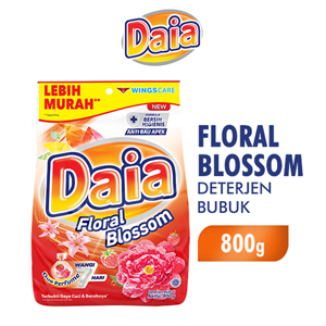 Promo Harga Daia Deterjen Bubuk Floral Blossom 800 gr - Indomaret