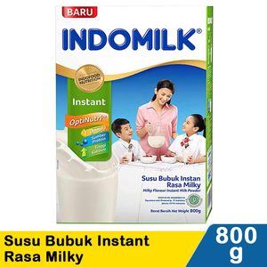 Promo Harga INDOMILK Susu Bubuk Omega 3 Full Cream Instan 800 gr - Indomaret