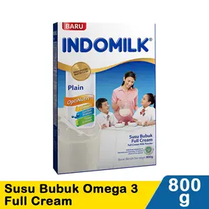 Promo Harga Indomilk Susu Bubuk Omega 3 Full Cream 800 gr - Indomaret