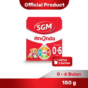 Promo Harga SGM Ananda 1 Formula Bayi 0-6 Bulan 150 gr - Indomaret