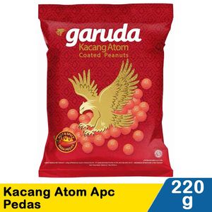 Promo Harga Garuda Kacang Atom Pedas 230 gr - Indomaret