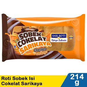 Promo Harga Sari Roti Manis Sobek Cokelat Sarikaya 216 gr - Indomaret