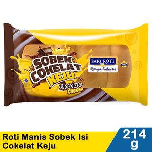 Promo Harga Sari Roti Manis Sobek Cokelat Keju 216 gr - Indomaret