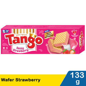 Promo Harga Tango Wafer Strawberry Jam 163 gr - Indomaret