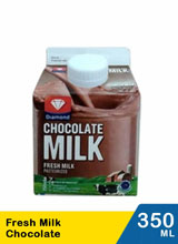 Promo Harga Diamond Fresh Milk Chocolate 350 ml - Indomaret