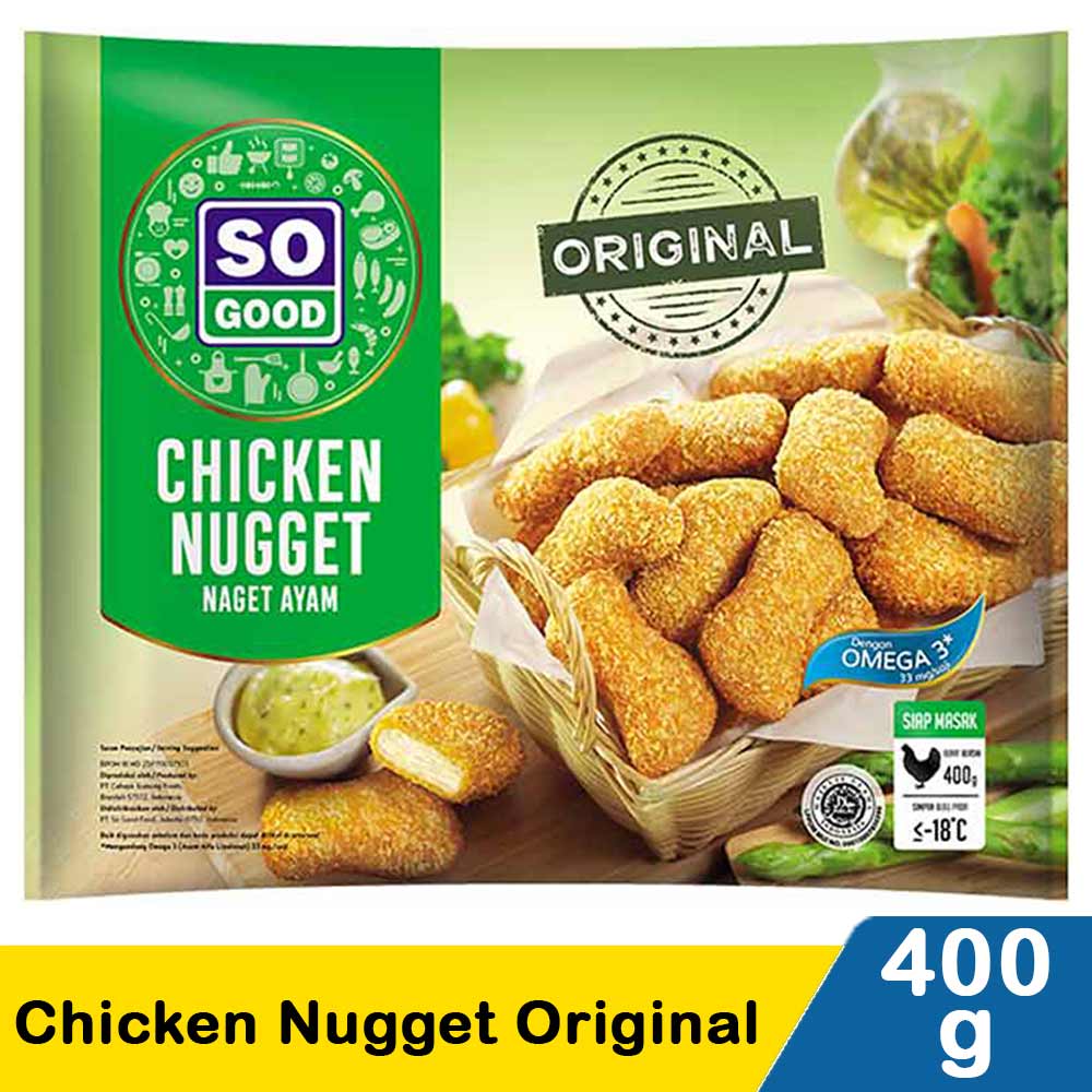 So Good Chicken Nugget Original Pck 400G