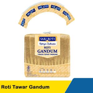 Promo Harga Sari Roti Tawar Gandum 350 gr - Indomaret