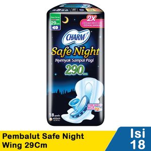 Promo Harga Charm Safe Night Wing 29cm 20 pcs - Indomaret
