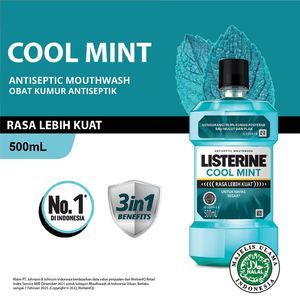  Listerine  Mouthwash Antiseptic Natural Green Tea Btl 250Ml 