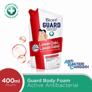 Promo Harga Biore Guard Body Foam Active Antibacterial 450 ml - Indomaret