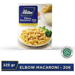 Promo Harga La Fonte Macaroni Elbow Macaroni - 206 225 gr - Indomaret