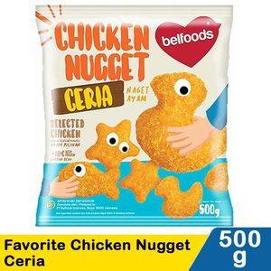 Promo Harga Belfoods Nugget Chicken Nugget Ceria 500 gr - Indomaret