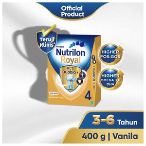 Promo Harga Nutrilon Royal 4 Susu Pertumbuhan Vanila 400 gr - Indomaret
