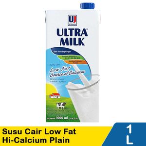 Promo Harga Ultra Milk Susu UHT Low Fat Full Cream 1000 ml - Indomaret