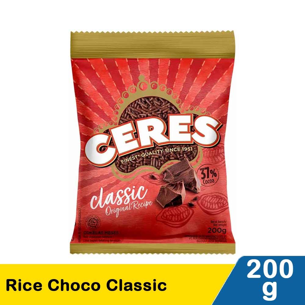 Ceres Hagelslag Rice Choco Classic Pck 225G KlikIndomaret