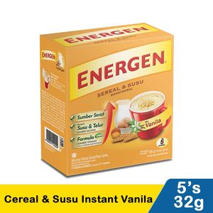 Promo Harga Energen Cereal Instant Vanilla per 5 pcs 30 gr - Indomaret