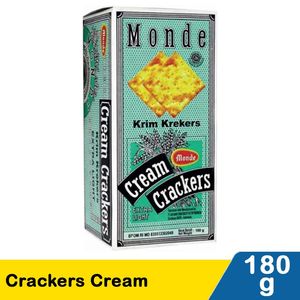 Promo Harga Monde Cream Crackers 180 gr - Indomaret