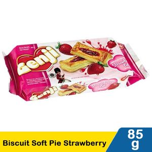 Promo Harga Monde Genji Pie Soft Strawberry 85 gr - Indomaret