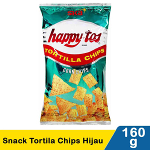 Promo Harga Happy Tos Tortilla Chips Hijau 160 gr - Indomaret