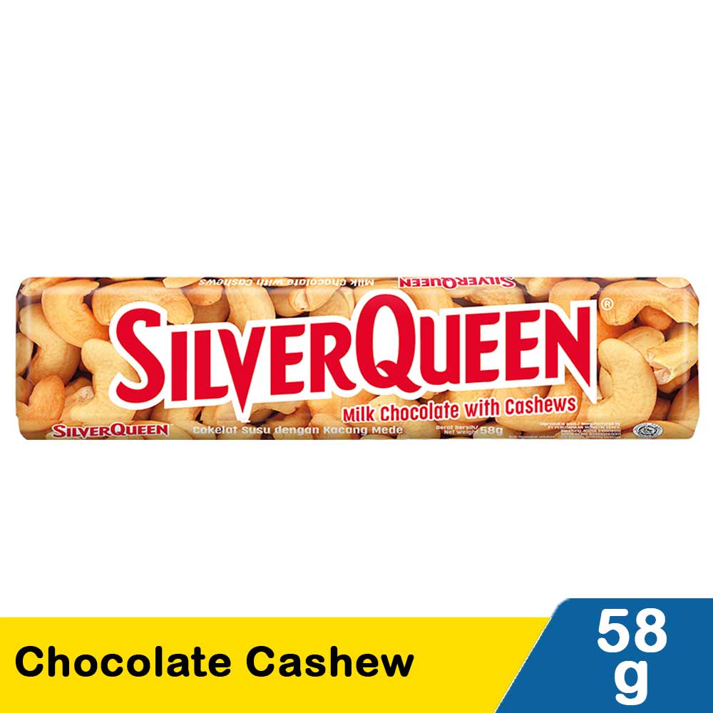 Silver Queen Chocolate Cashew 58G | KlikIndomaret