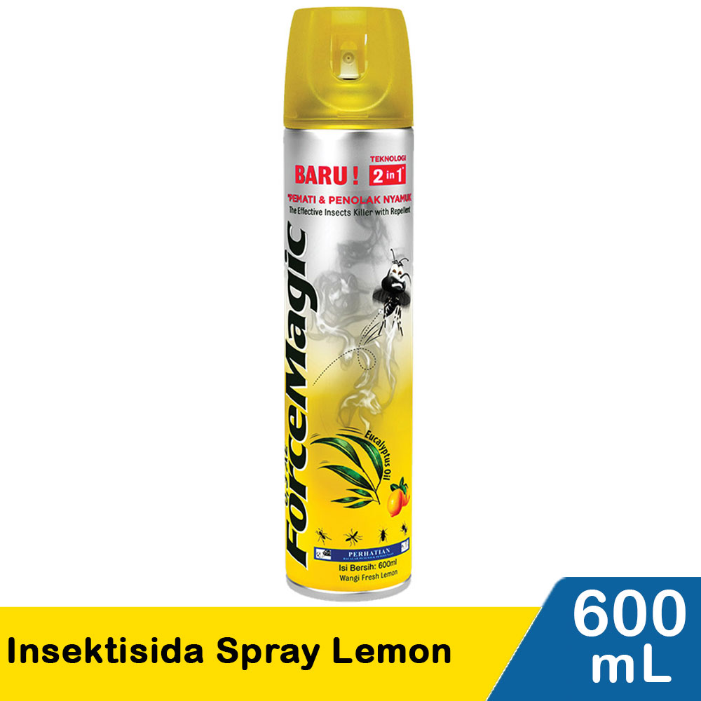 Force Magic Insektisida Spray Lemon Klg 600Ml KlikIndomaret