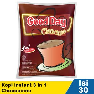 Promo Harga Good Day Instant Coffee 3 in 1 Chococinno per 30 sachet 20 gr - Indomaret