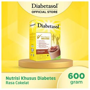 Promo Harga Diabetasol Special Nutrition for Diabetic Chocolate 600 gr - Indomaret