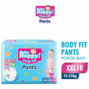 Promo Harga Baby Happy Body Fit Pants XXL18 18 pcs - Indomaret