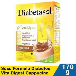 Promo Harga Diabetasol Special Nutrition for Diabetic Cappuccino 180 gr - Indomaret
