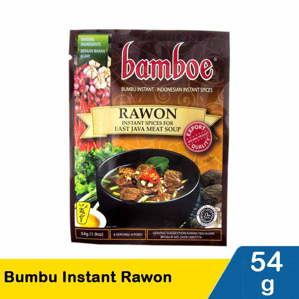 Bamboe Bumbu Instant Rawon (New) Pck 54G | KlikIndomaret