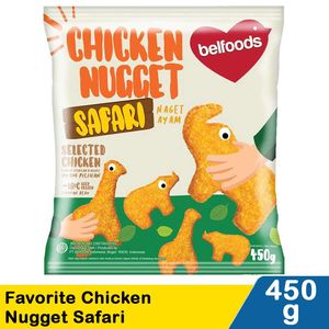 Promo Harga Belfoods Nugget Chicken Nugget Safari 450 gr - Indomaret