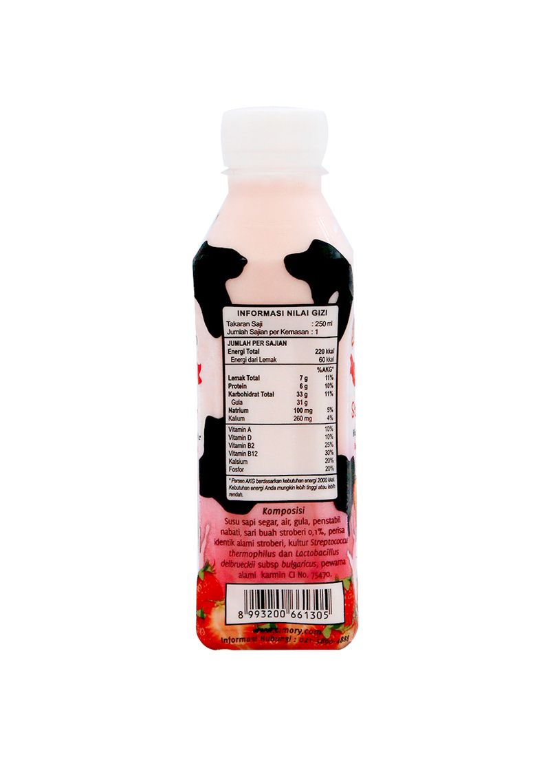 Cimory Yoghurt Drink Strawberry Btl 250Ml KlikIndomaret