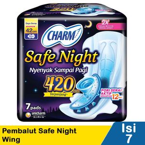 Promo Harga Charm Safe Night Gathers 42cm 8 pcs - Indomaret
