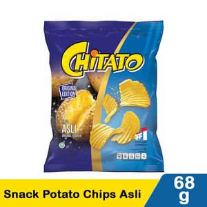Promo Harga Chitato Snack Potato Chips Rasa Asli (Original) 68 gr - Indomaret